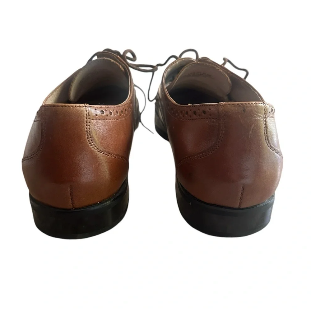 Stacy Adams Men's Nolan Oxford - Mens Size 10.5M - Cognac